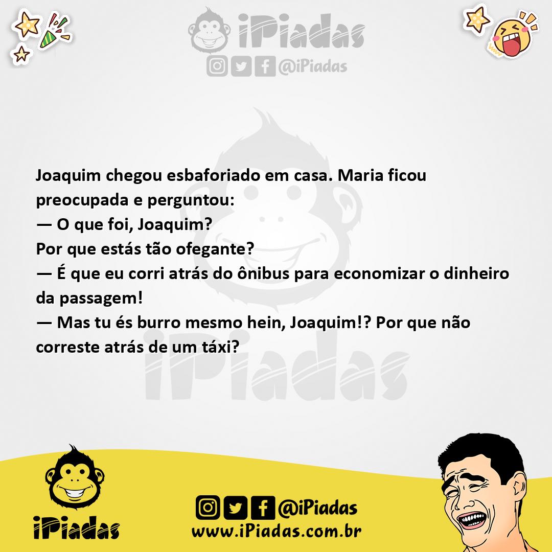 Ilustração da piada Correndo Atrás no iPiadas