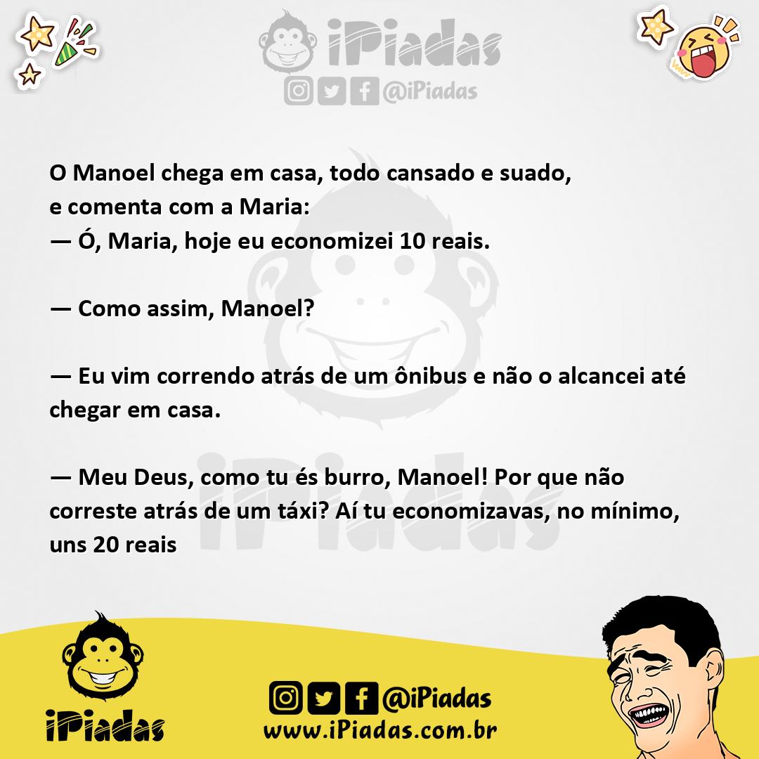 Ilustração da piada Economia burra no iPiadas