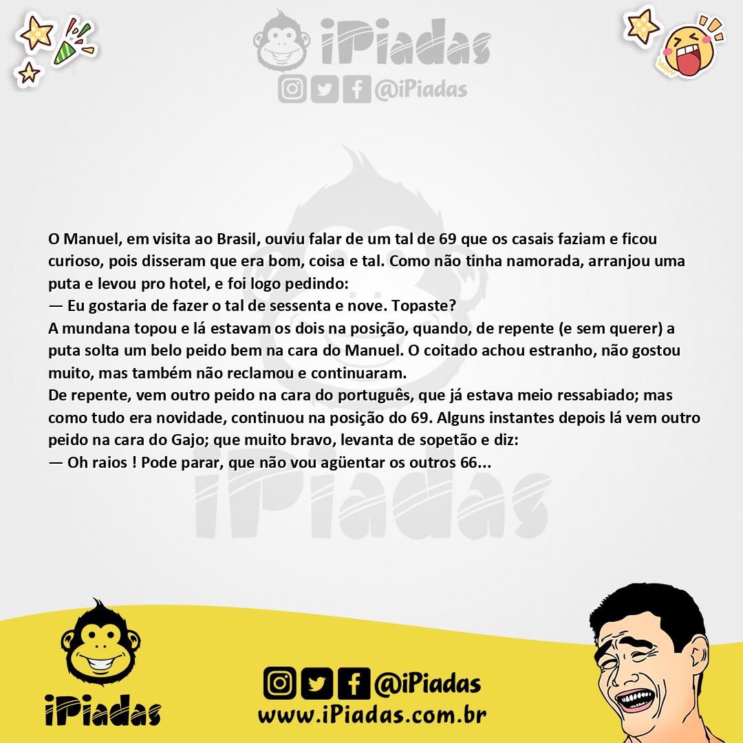 Ilustração da piada Fazendo 69 no iPiadas