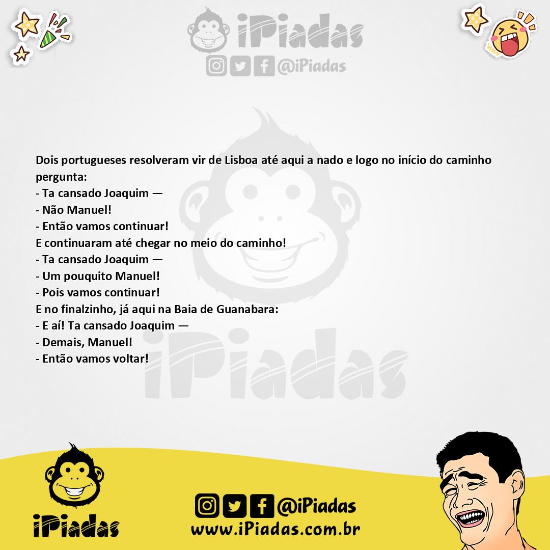 Ilustração da piada Ida À Nado no iPiadas