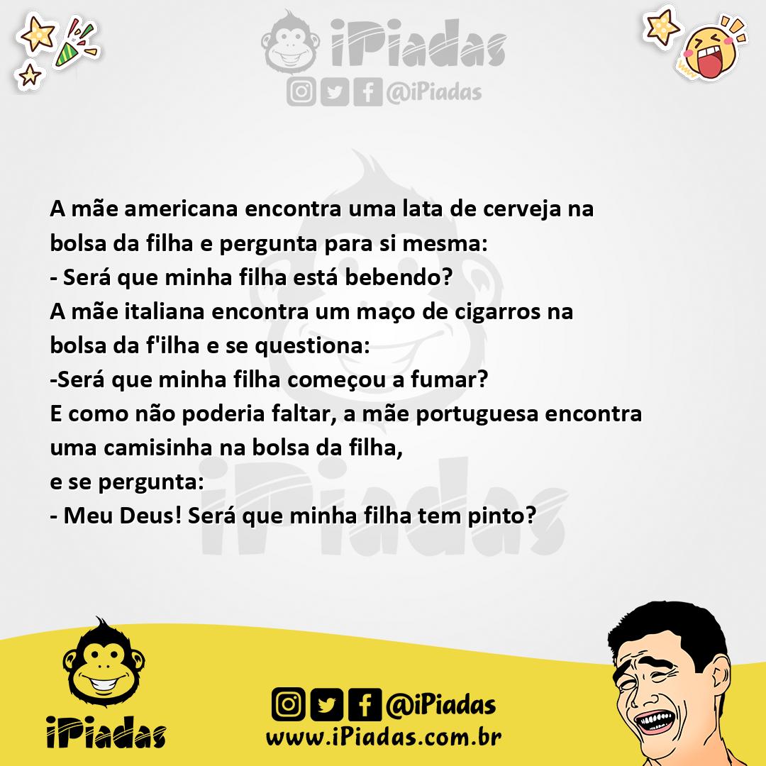 Ilustração da piada MÃES no iPiadas