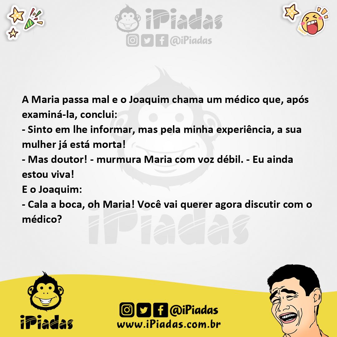 Ilustração da piada Morta por antecipação no iPiadas