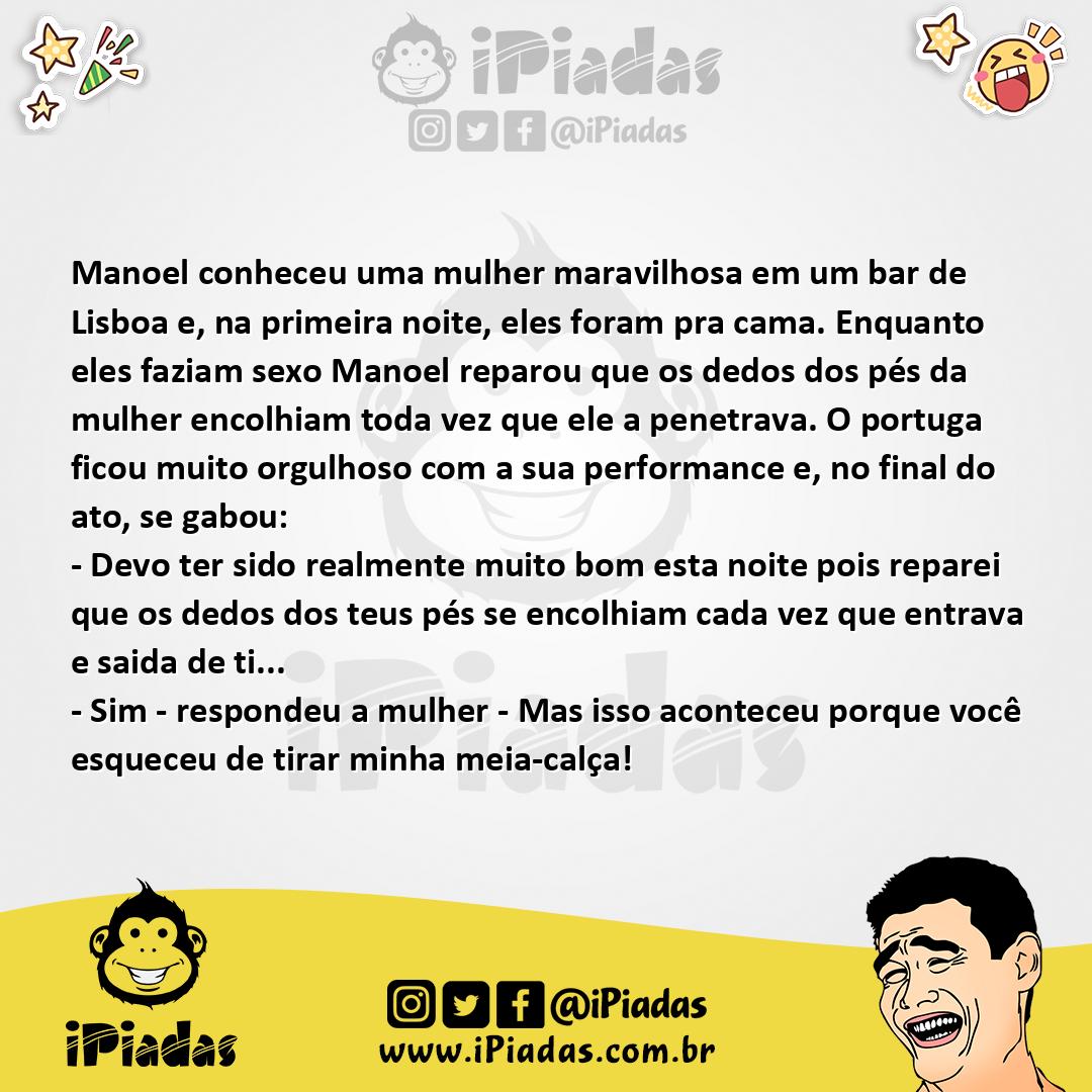 Ilustração da piada O amante perfeito no iPiadas
