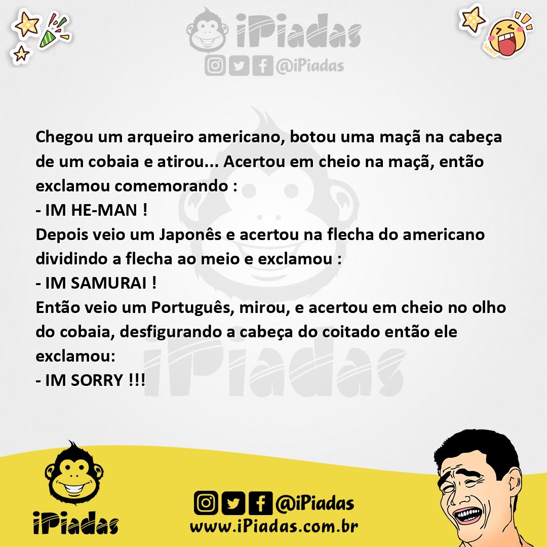 Ilustração da piada O arqueiro no iPiadas