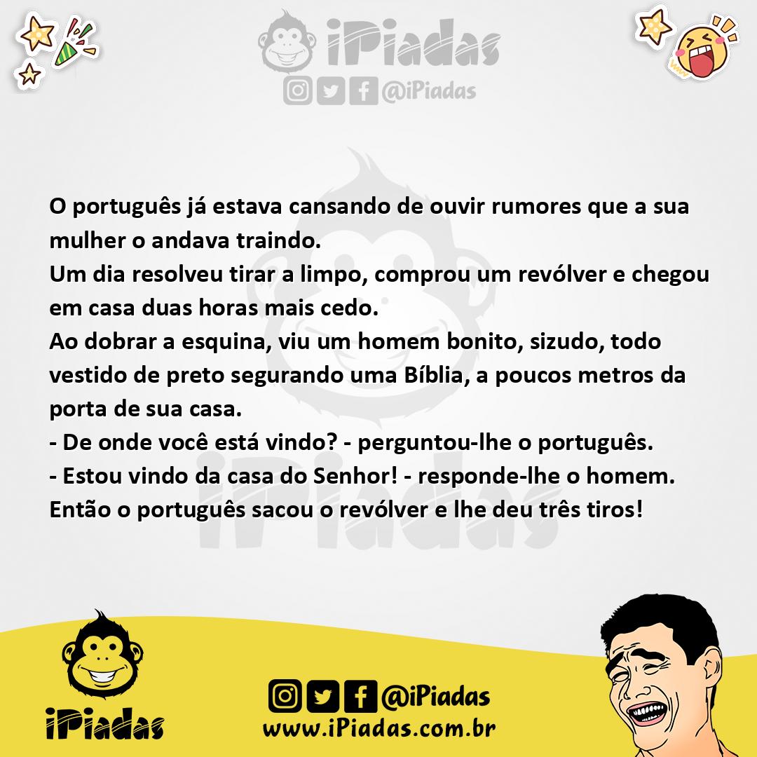Ilustração da piada O corno informado no iPiadas
