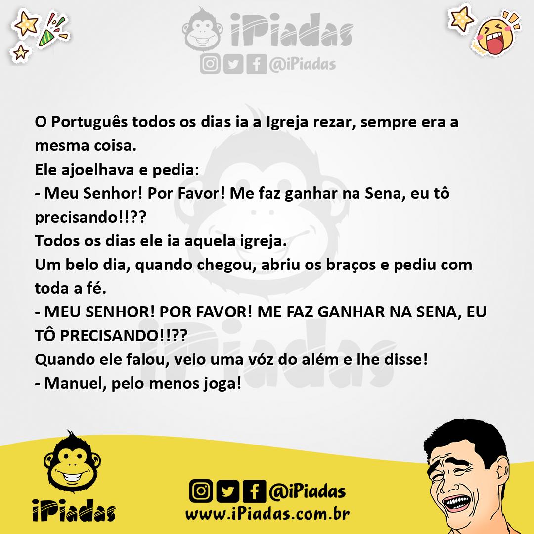 Ilustração da piada O Jogo Da Sena no iPiadas
