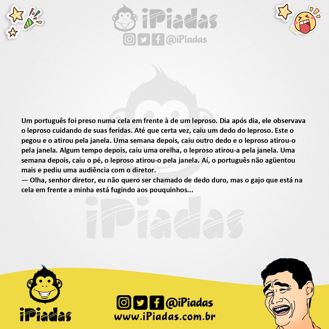 O Português e o Leproso O Português e o Leproso