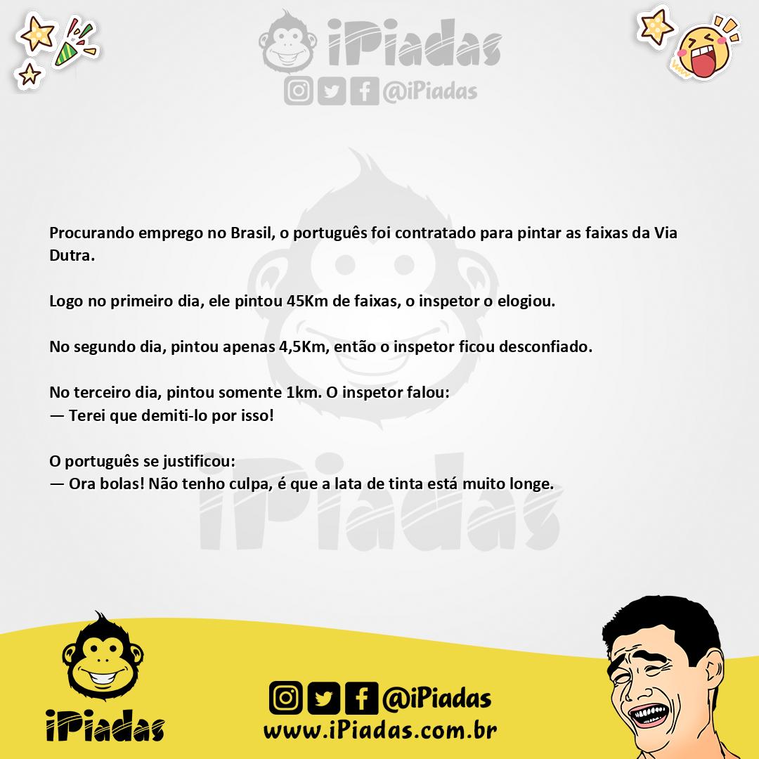 Ilustração da piada Pinta Como Eu Pinto no iPiadas