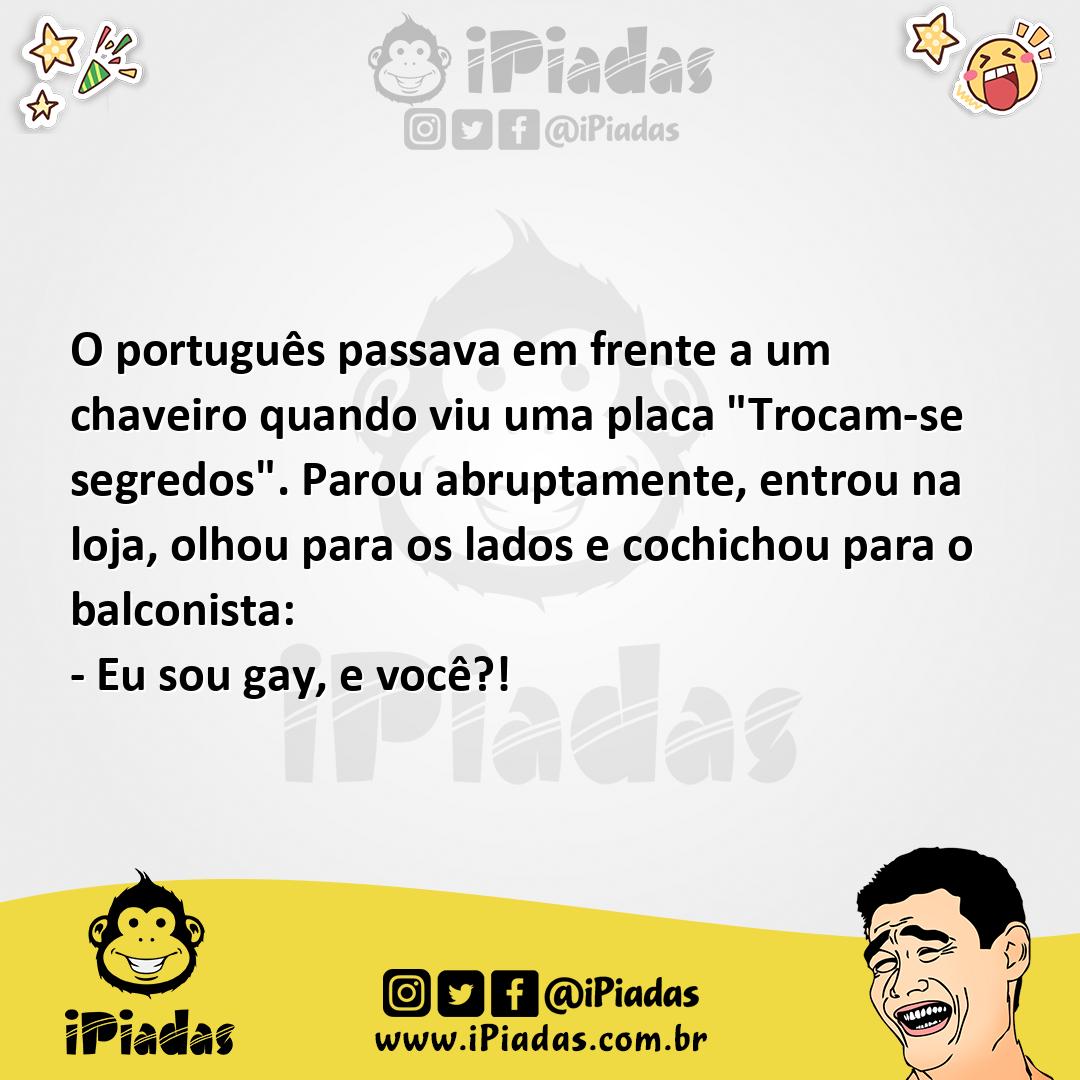 Ilustração da piada Visita ao chaveiro no iPiadas