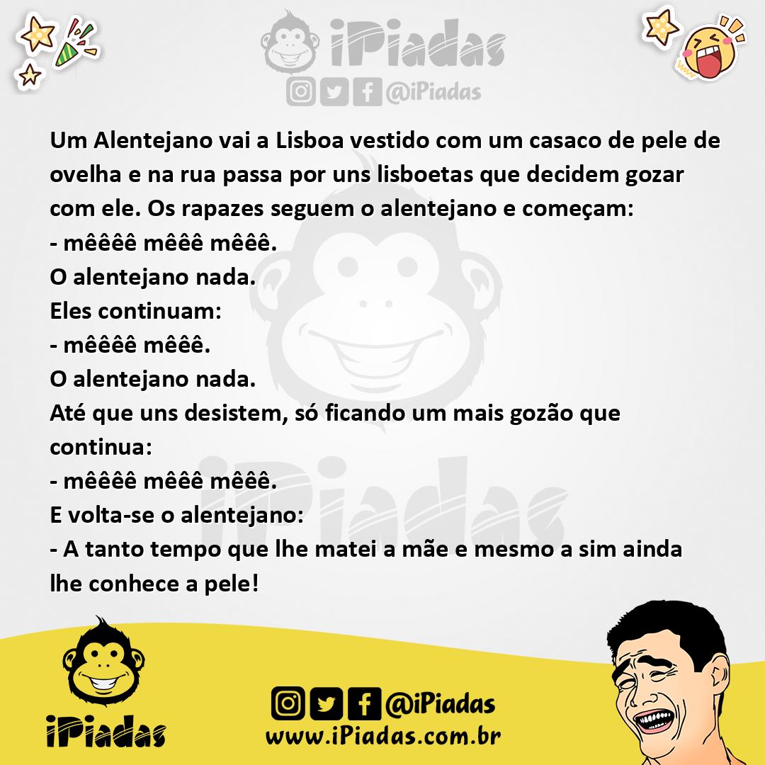 Ilustração da piada Zuando o cara no iPiadas