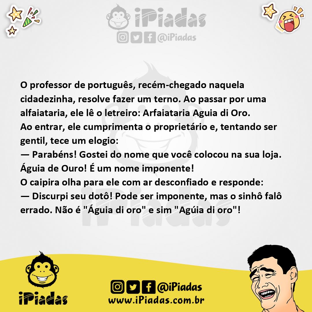 Ilustração da piada Nome da Alfaiataria no iPiadas