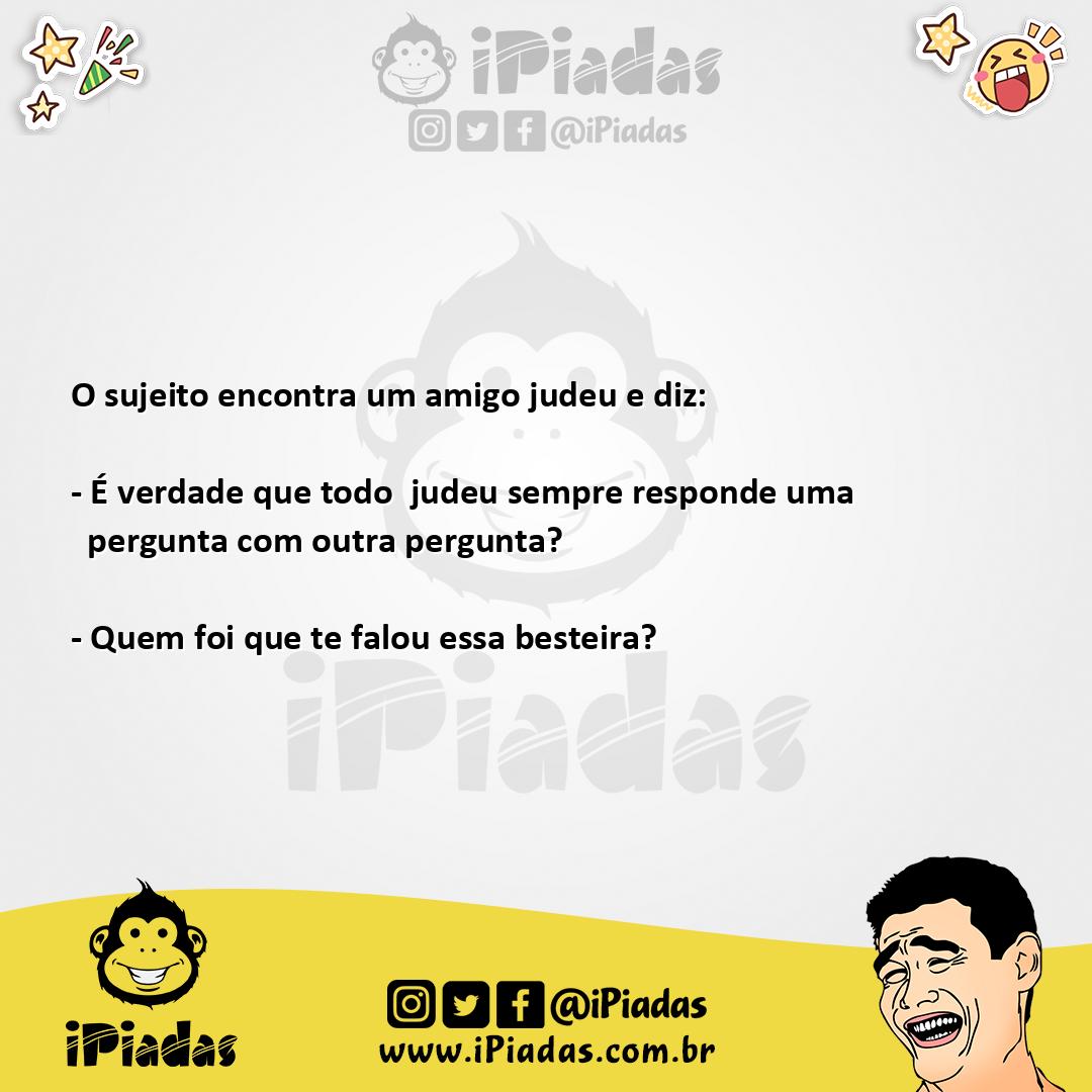 Ilustração da piada Curiosidade sobre judeus no iPiadas