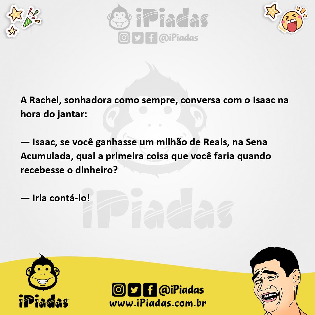 Ilustração da piada Ganhando Na Sena no iPiadas