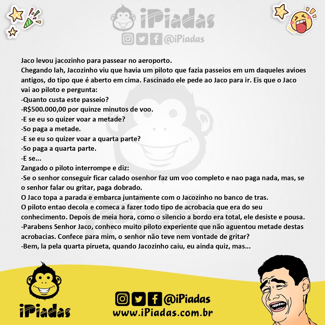 Ilustração da piada Jacó levou Jacozinho no iPiadas