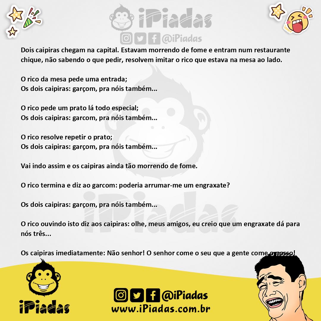 Ilustração da piada Mortos de Fome no iPiadas