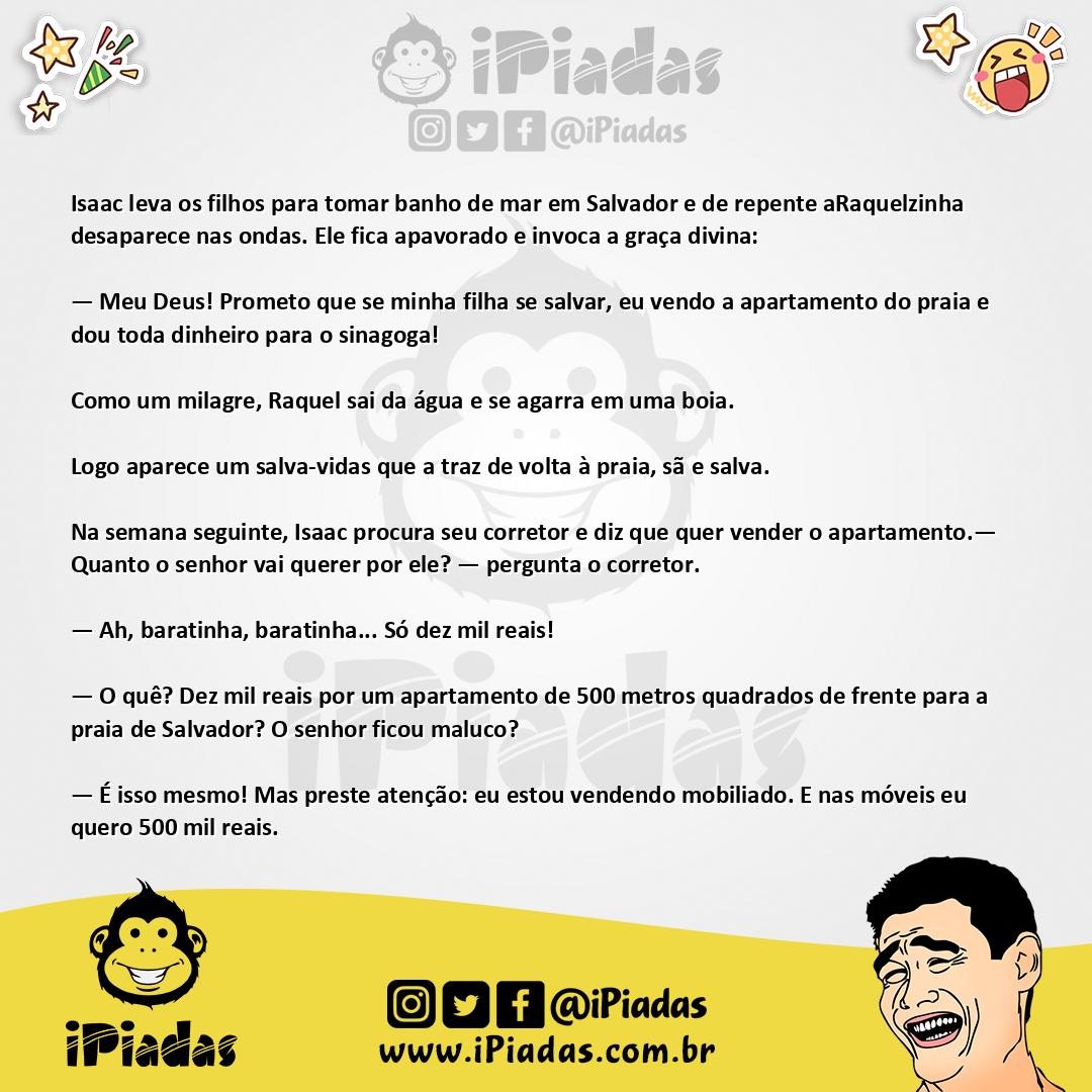 Ilustração da piada Um turco em Salvador no iPiadas