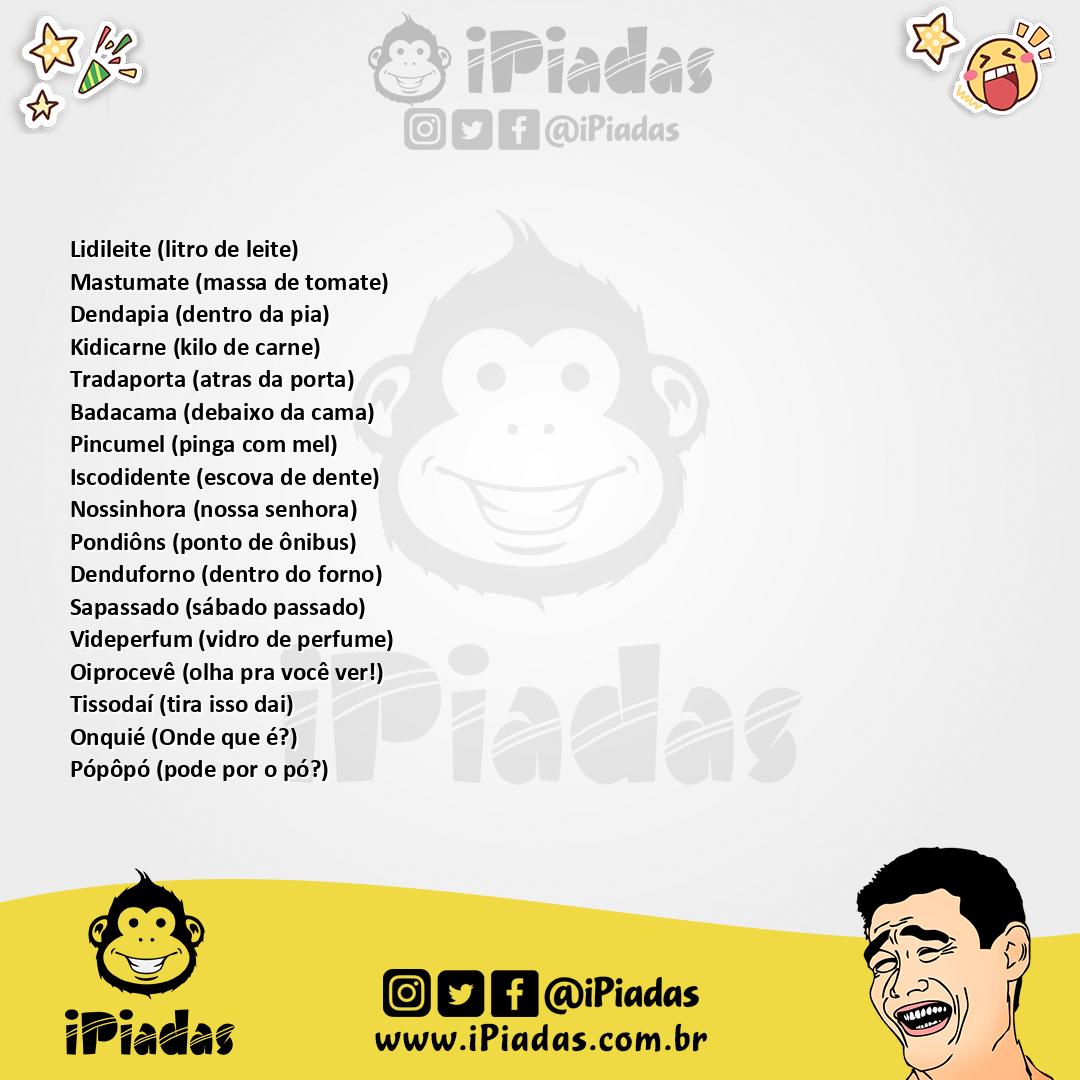 Ilustração da piada Míni Dicionário De Mineirês no iPiadas
