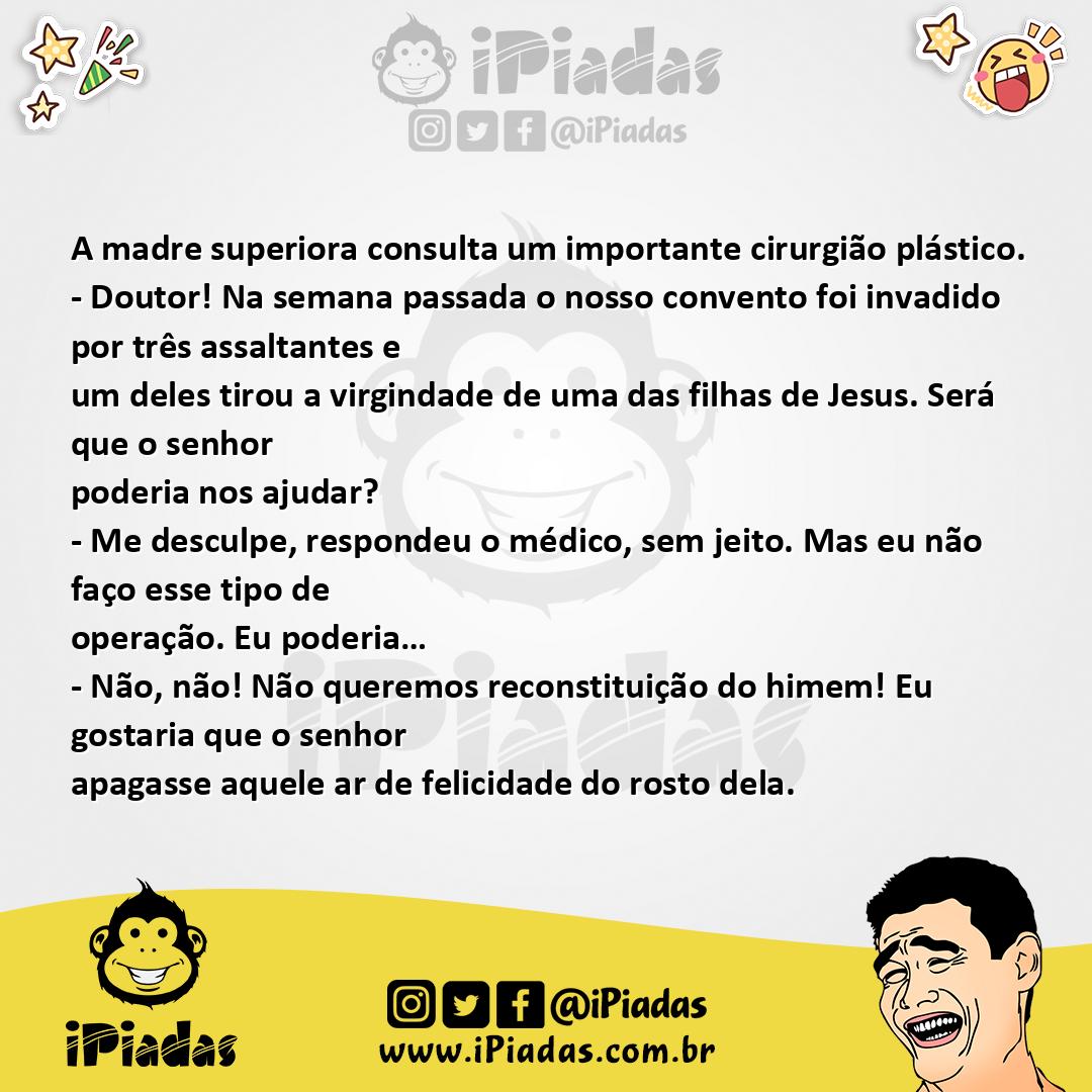 Madre superiora no cirurgião plástico