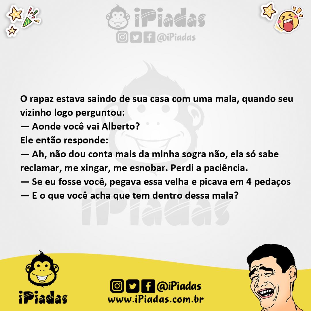 Ilustração da piada Sogra Insuportável no iPiadas