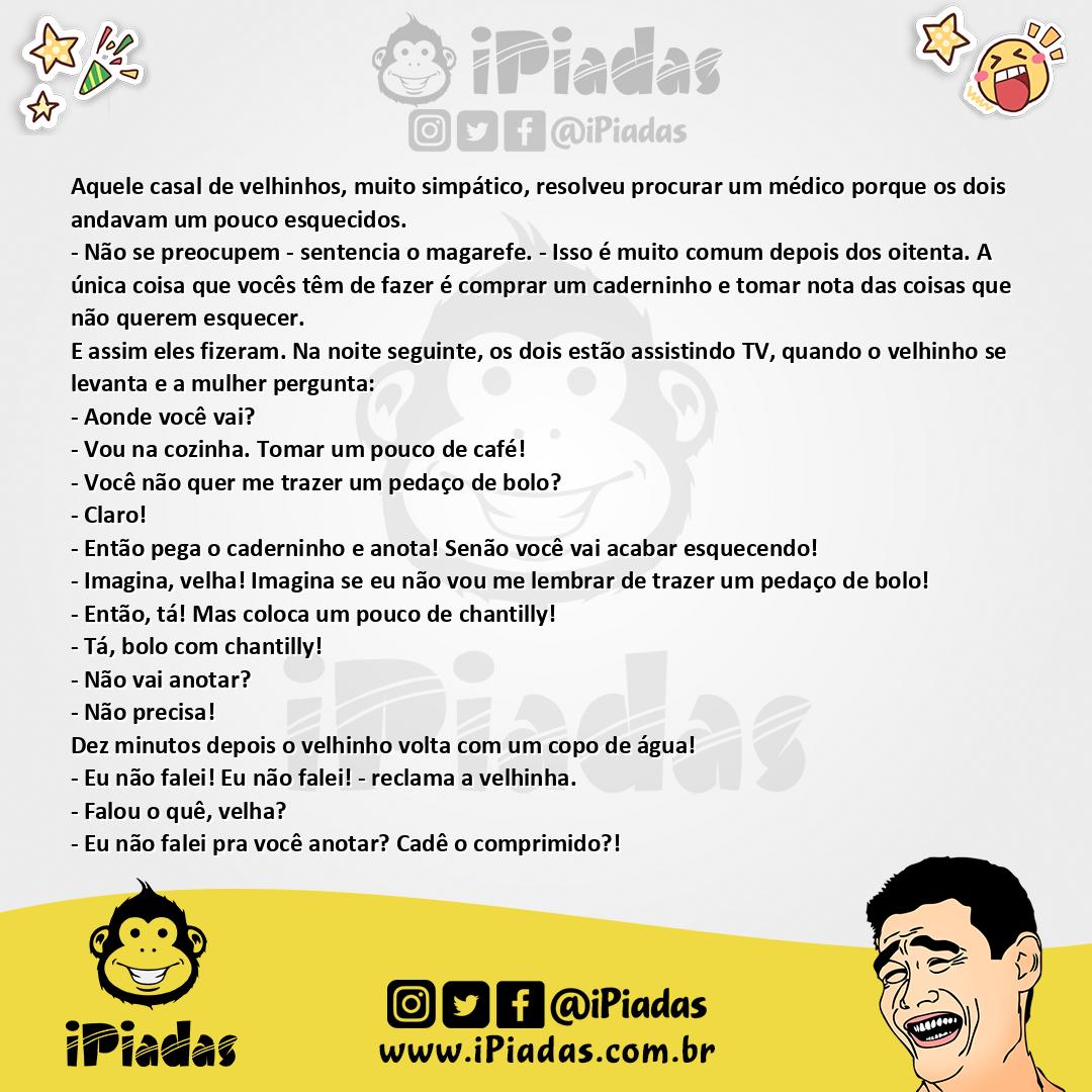Ilustração da piada O Casal... Ih! Esqueci! no iPiadas
