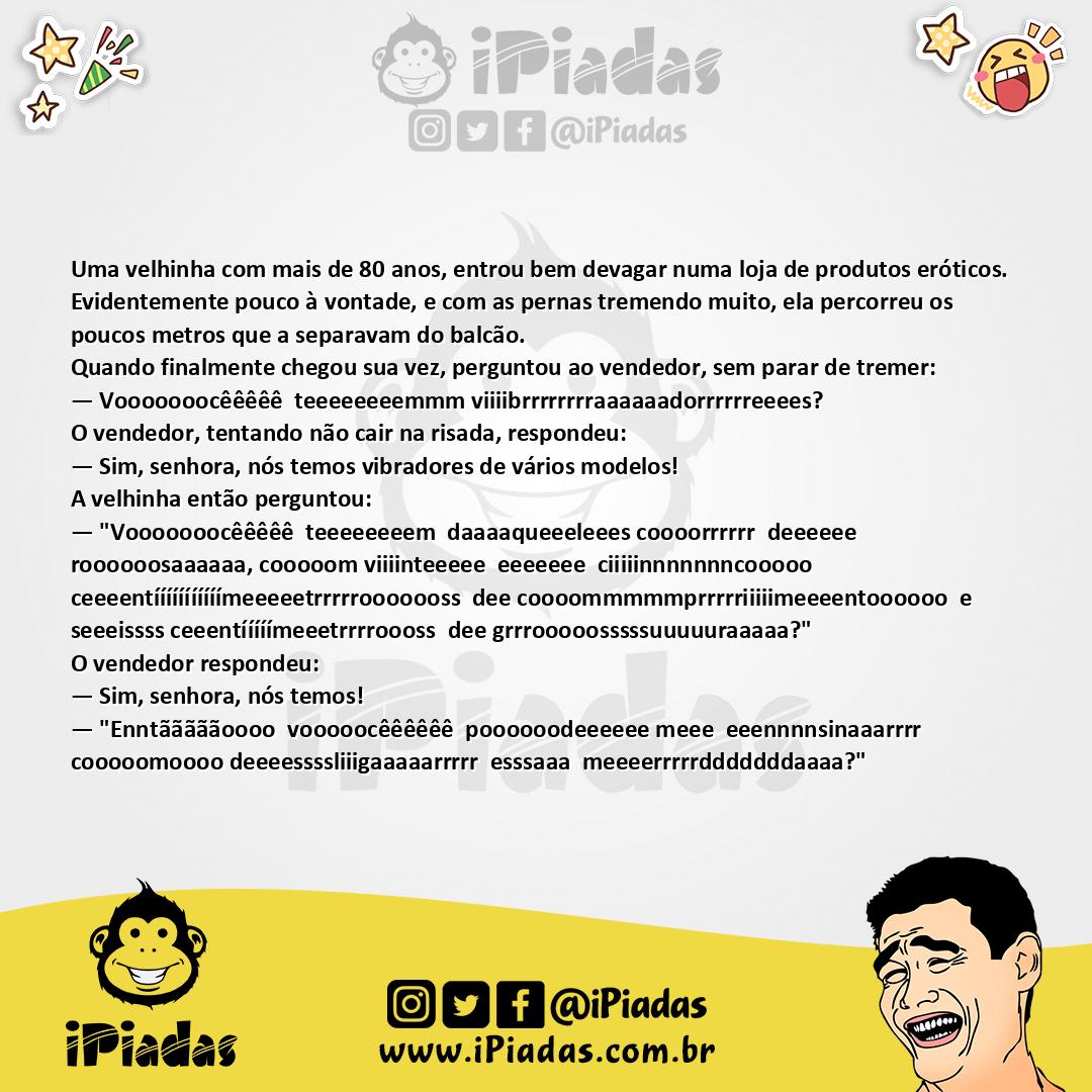 Ilustração da piada Produtos Eróticos no iPiadas
