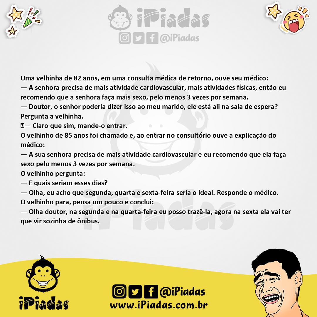 Ilustração da piada Recomendando Sexo no iPiadas